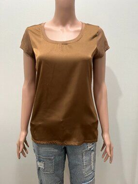 Sleek Vince Camuto bronze top Size S
